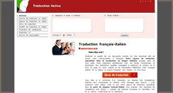 Desktop Screenshot of italien-traduction.com
