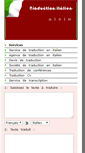 Mobile Screenshot of italien-traduction.com